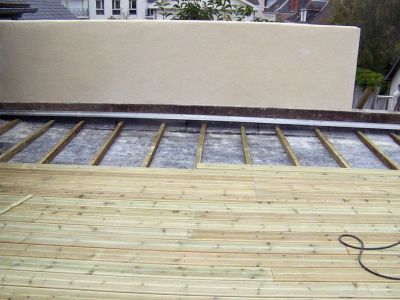 Chantier plancher terrasse Tours